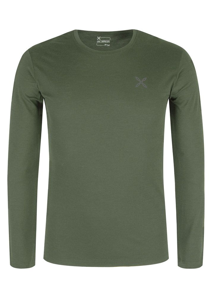 Montura Merino Mountain Maglia Herren Langarmshirt verde salvia Produktbild 0