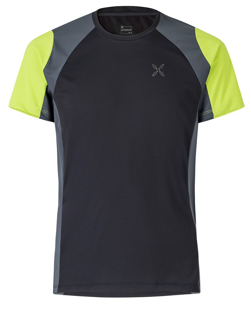 Montura Outdoor Choice Herren Funktionsshirt nero/verde lime Produktbild 0
