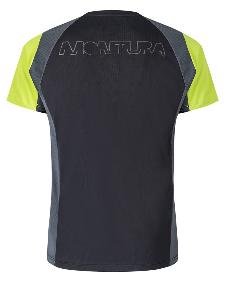 Montura Outdoor Choice Herren Funktionsshirt nero/verde lime Produktbild 1