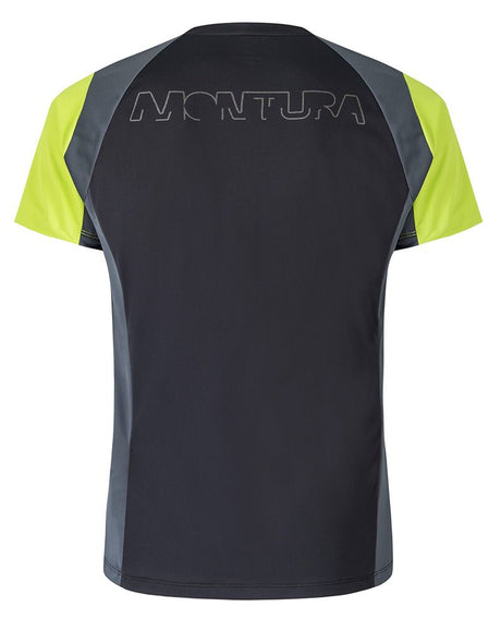 Montura Outdoor Choice Herren Funktionsshirt nero/verde lime Produktbild 1