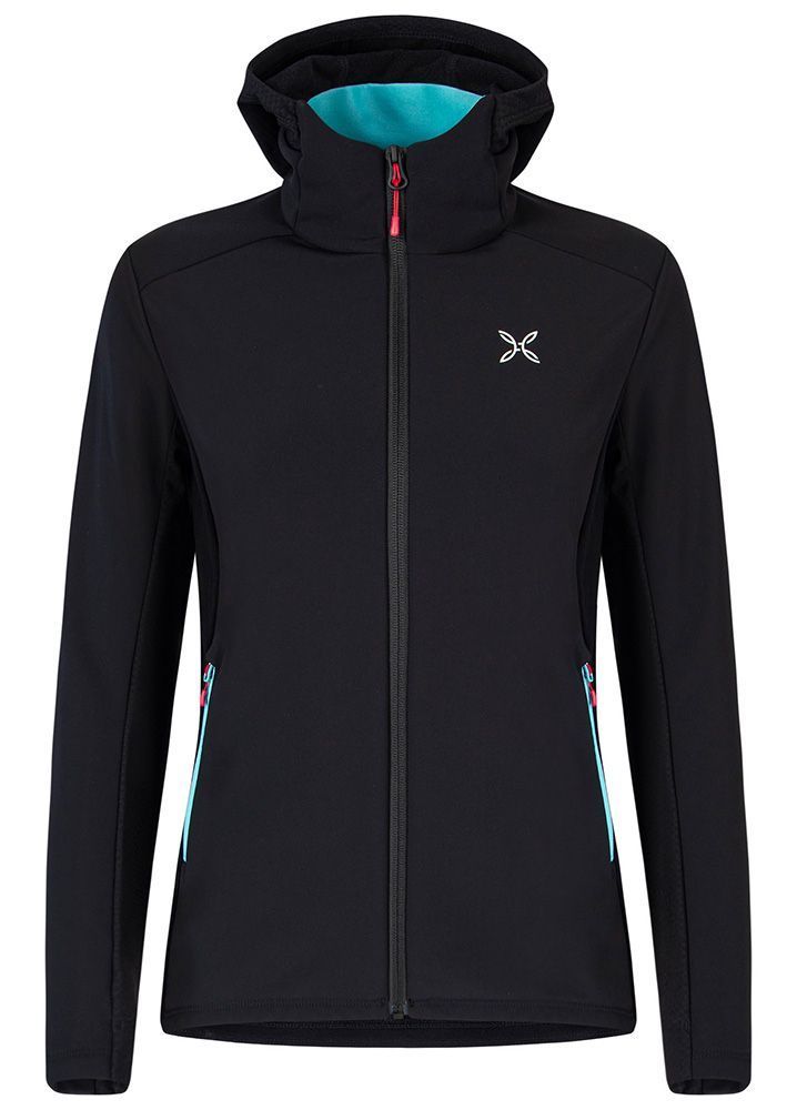 Montura Poison Jacket Damen Softshelljacke nero/ice blue Produktbild 0