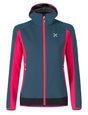 Montura Premium Wind Hoody Jacket Damen Softshelljacke blu cenere/rosa sugar Produktbild 0