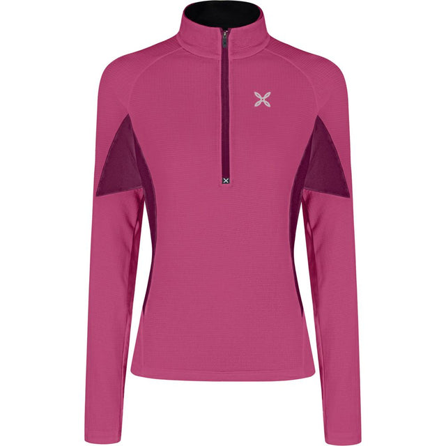 Montura Run Soft 2 Zip Maglia Damen Pullover baton rouge/vinaccia Produktbild 0