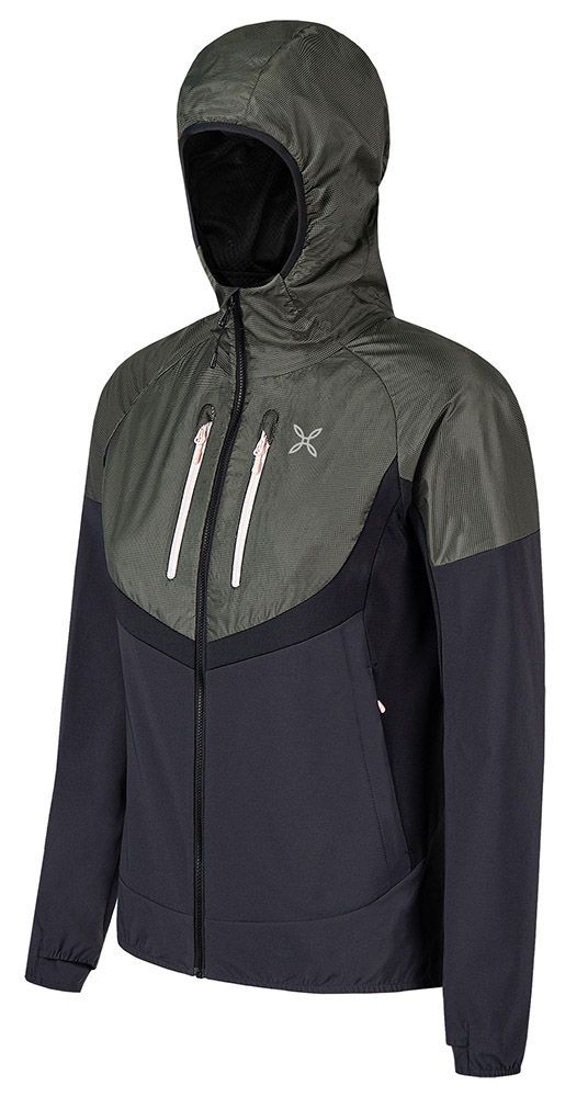 Montura Spitze Hybrid Damen Windjacke ardesia/verde salvia Produktbild 2