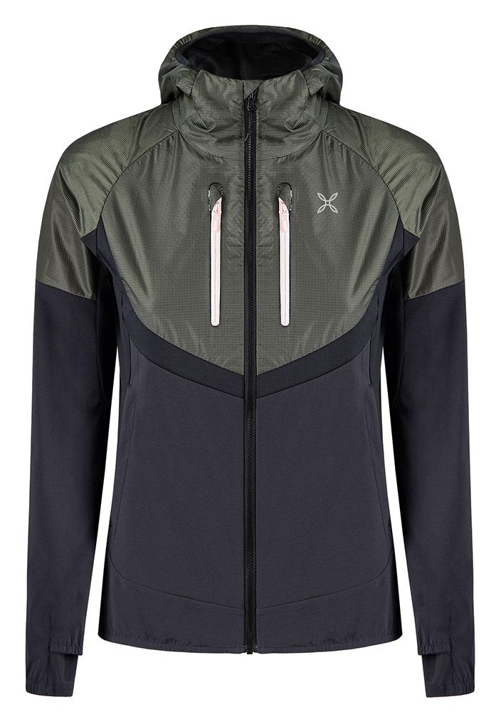 Montura Spitze Hybrid Damen Windjacke ardesia/verde salvia Produktbild 0