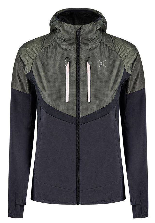 Montura Spitze Hybrid Damen Windjacke ardesia/verde salvia Produktbild 0