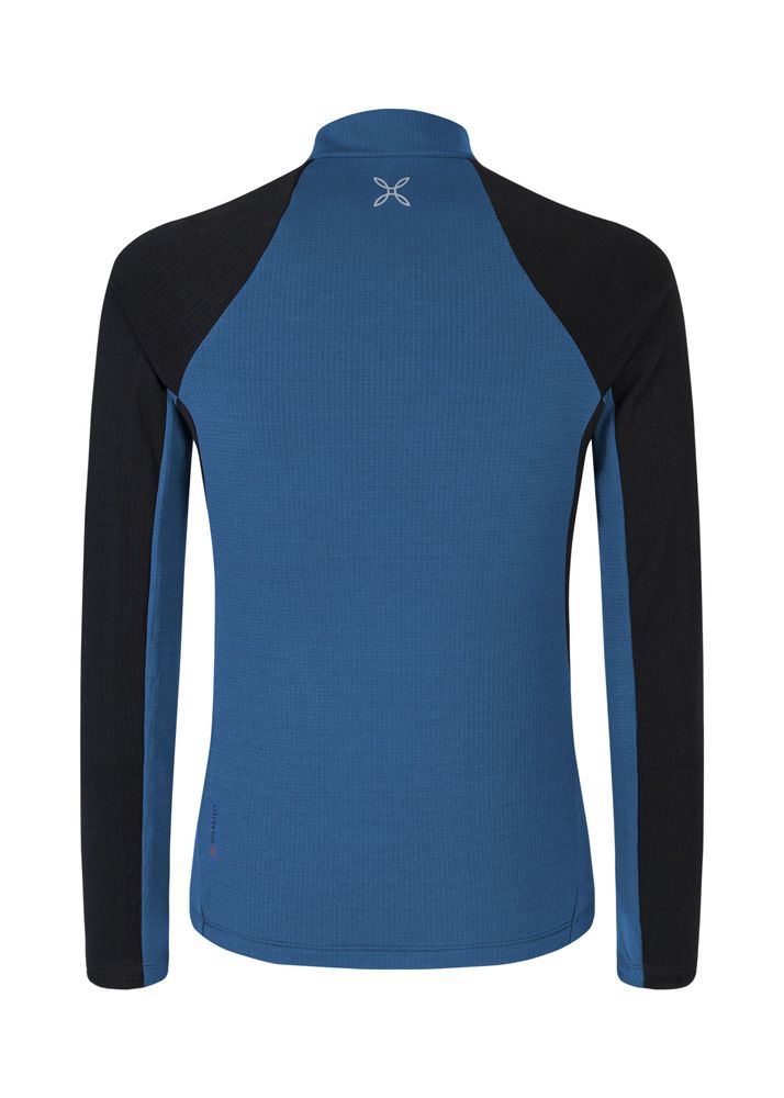 Montura Run Soft Zip Maglia Herren Midlayer deep blue/mandarino Produktbild 2