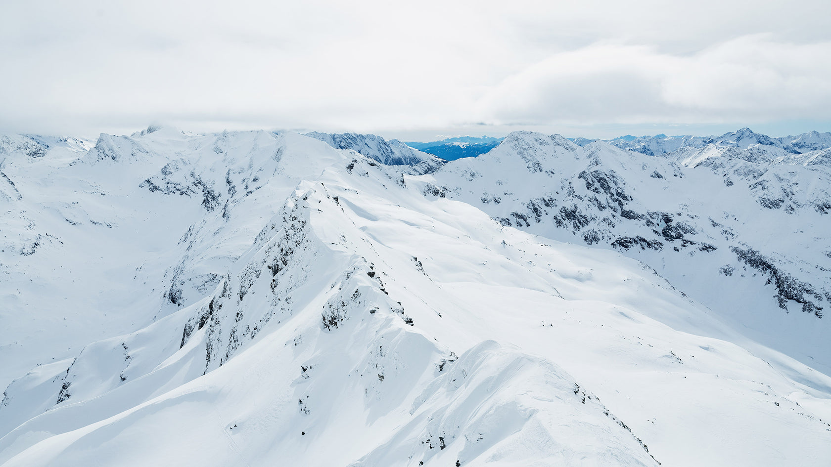 Berglandschaft im Winter