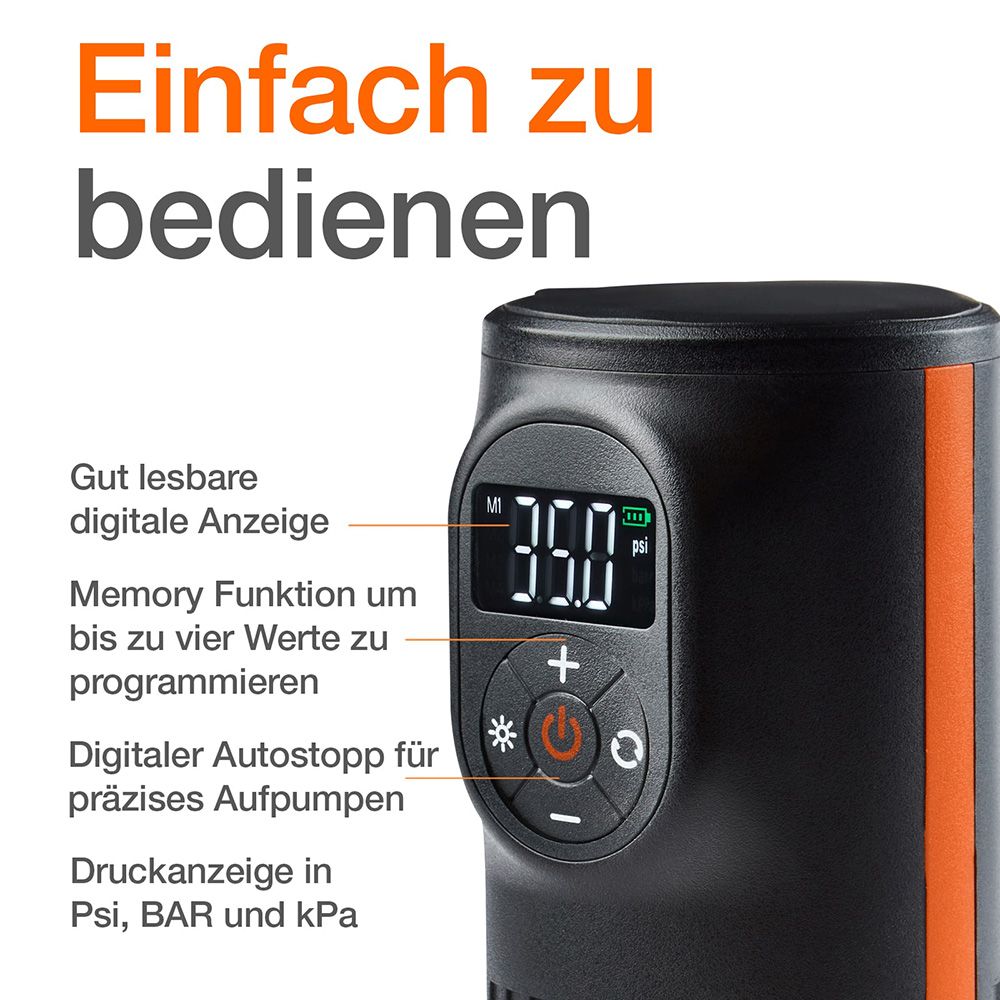 Osram TYREinflate 2000 Elektrische Fahrrad-Reifenpumpe Produktbild 2