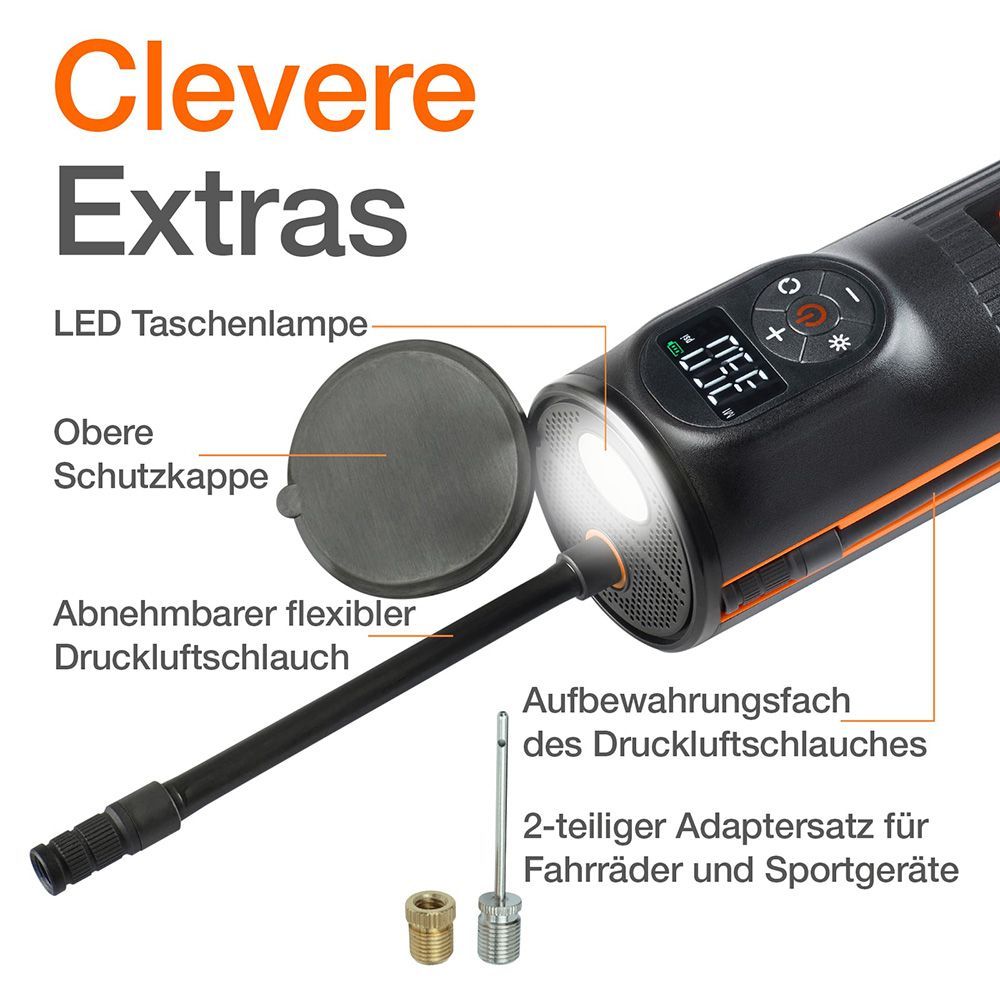 Osram TYREinflate 2000 Elektrische Fahrrad-Reifenpumpe Produktbild 4