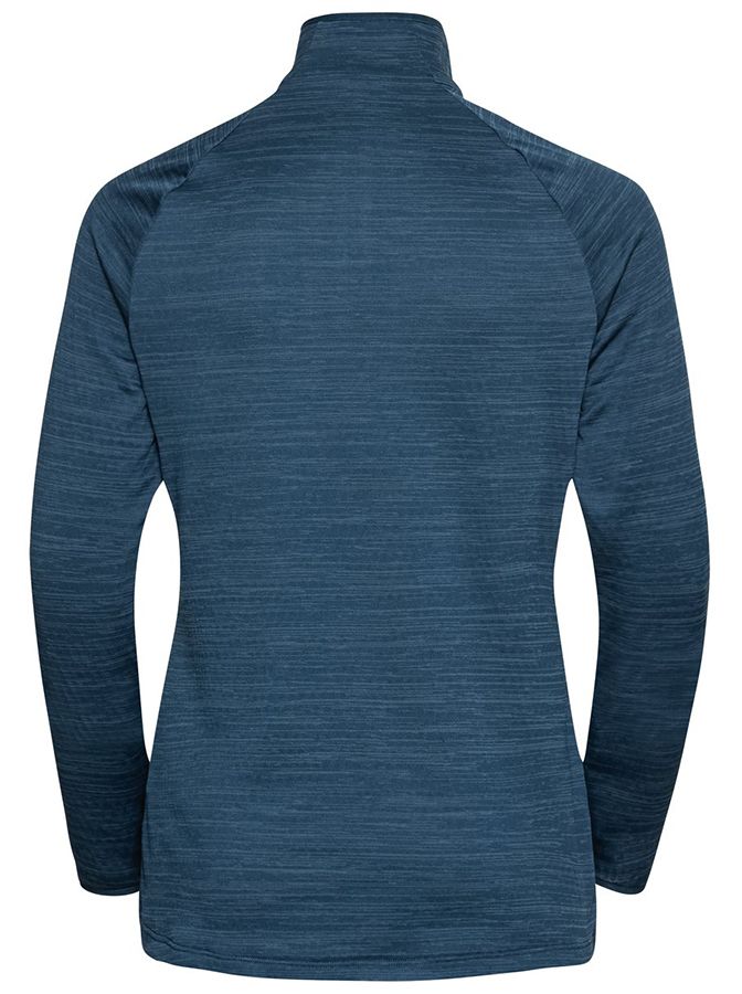 Odlo Run Easy Damen Midlayer blue wing teal melange Produktbild 1
