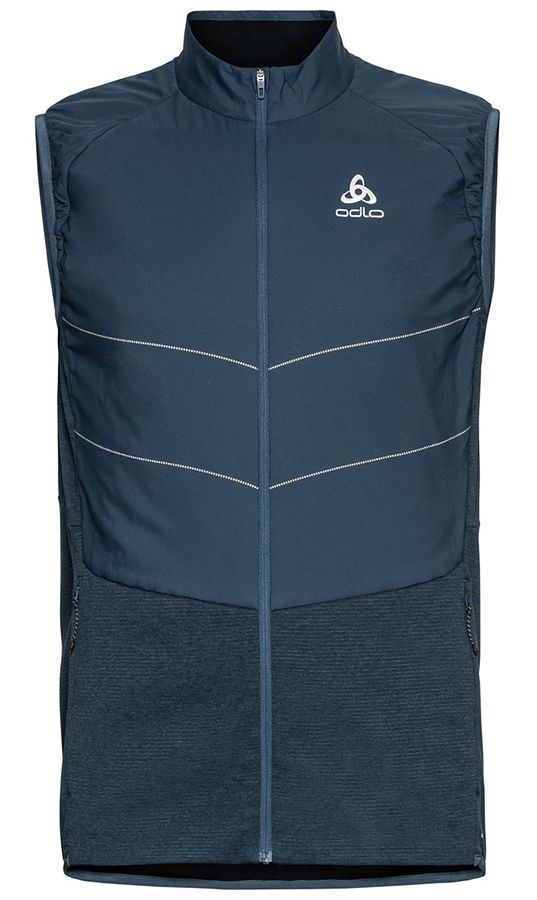 Odlo Run Easy S-Thermic Herren Laufweste blue wing teal Produktbild 0