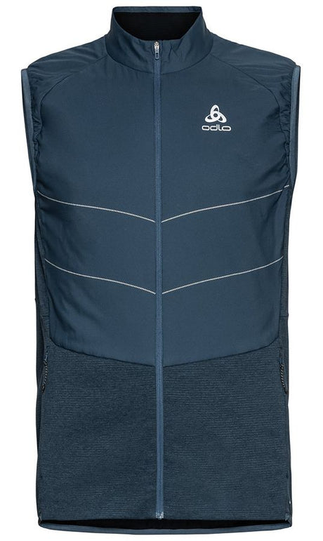 Odlo Run Easy S-Thermic Herren Laufweste blue wing teal Produktbild 0