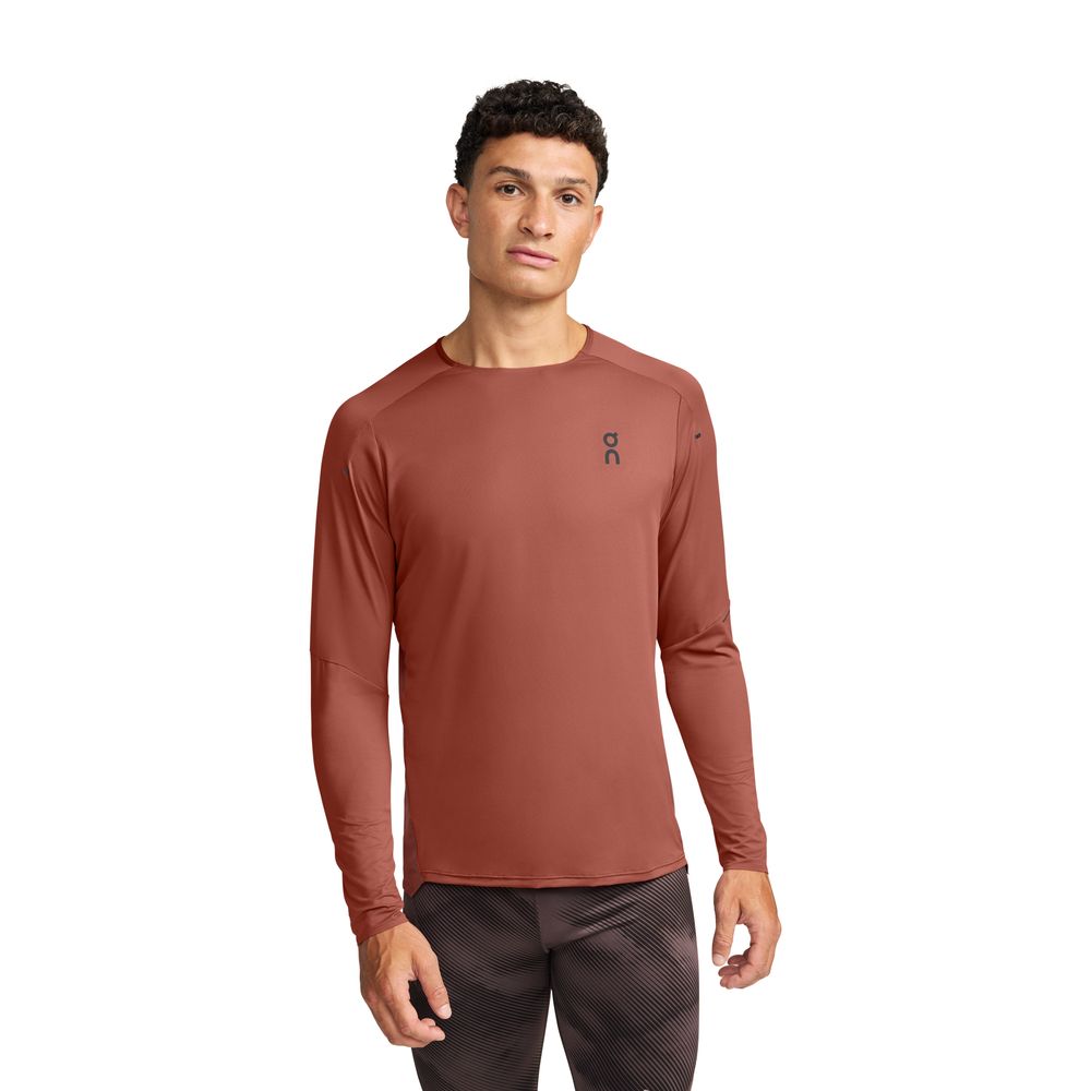 On Performance Long-T Herren Langarmshirt auburn ruby Produktbild 2
