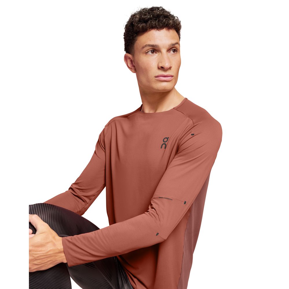 On Performance Long-T Herren Langarmshirt auburn ruby Produktbild 4