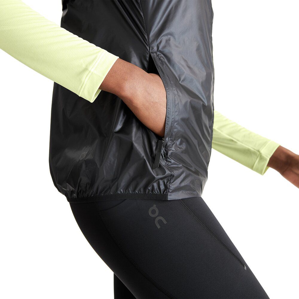 On Weather Vest black Damen Weste Produktbild 4