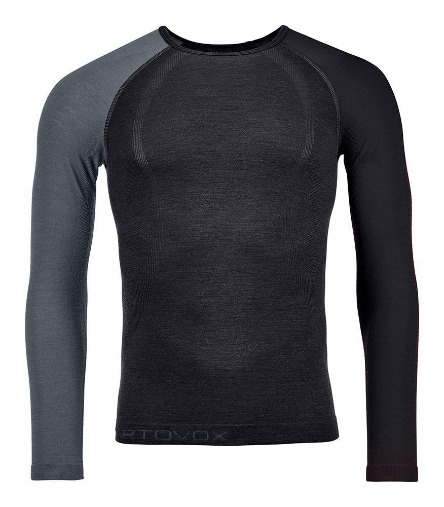 Ortovox 120 Comp Long Sleeve Herren Funktionsunterwäsche black raven Produktbild 0