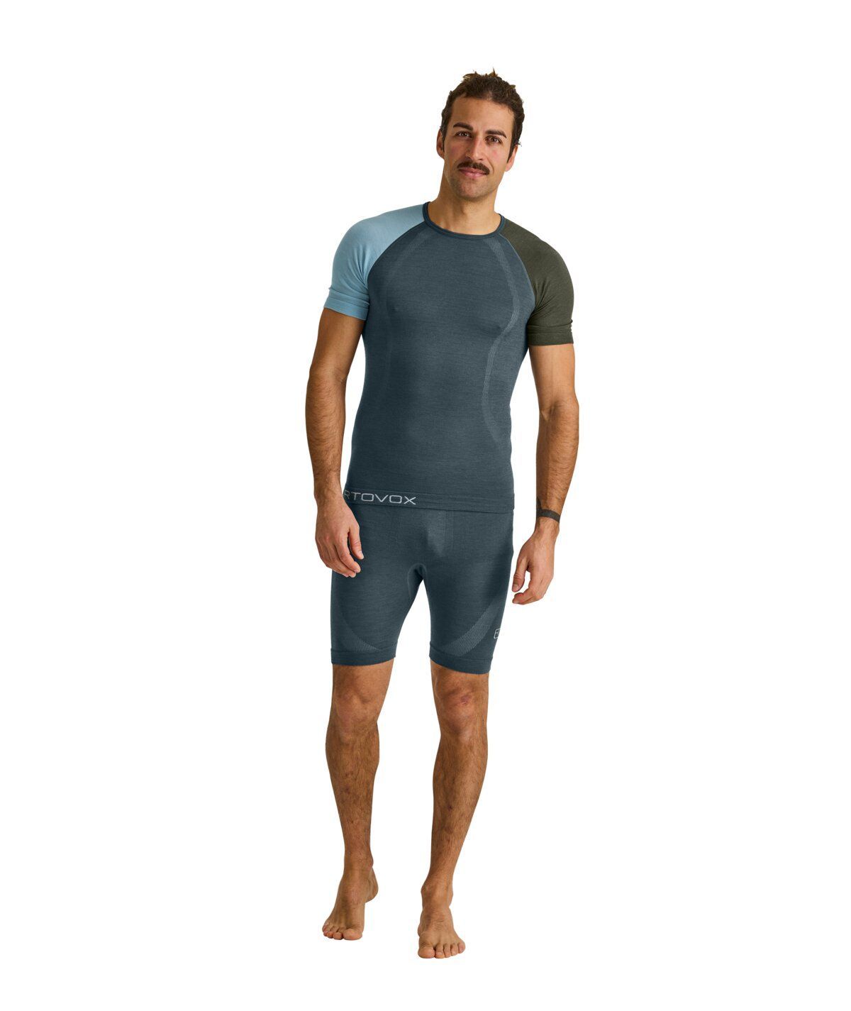 Ortovox 120 Comp Light Short Sleeve M Herren dark arctic grey Merinoshirt Produktbild 2