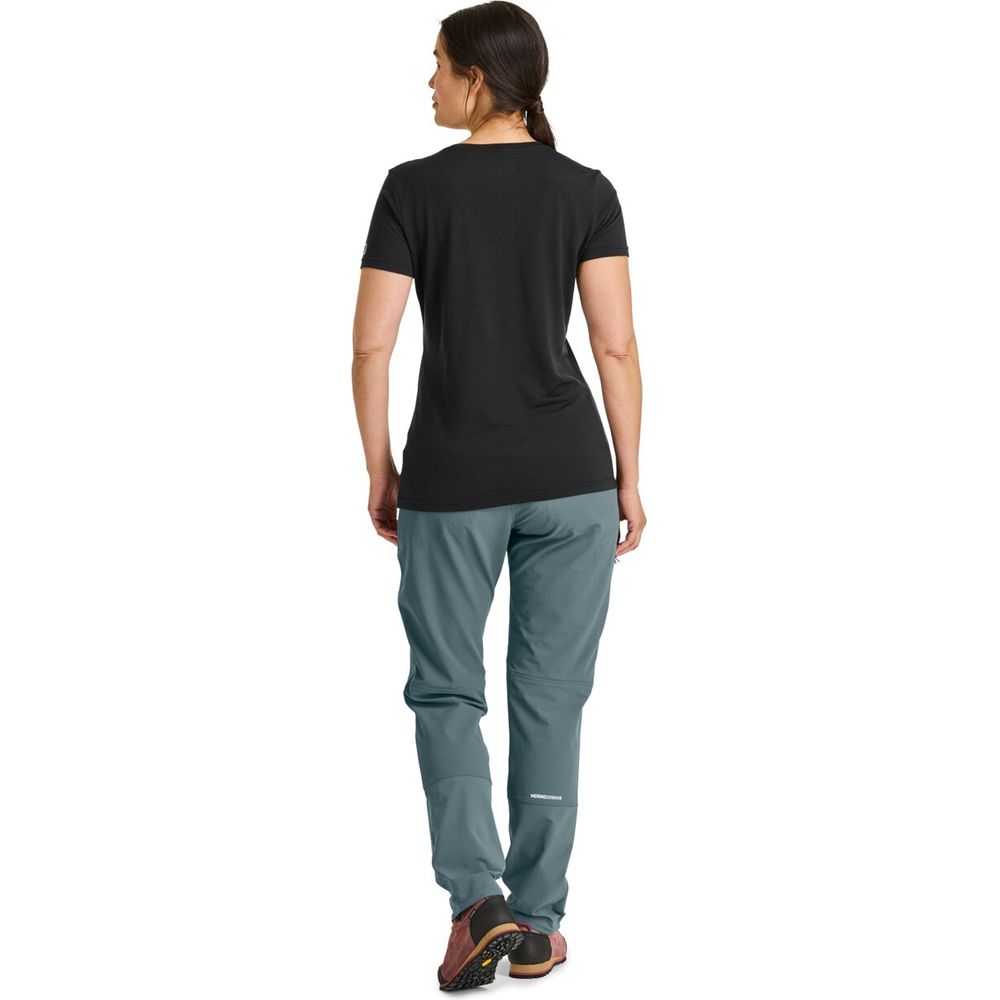 Ortovox 150 Cool Brand Ts Damen arctic grey Merinoshirt Produktbild 3
