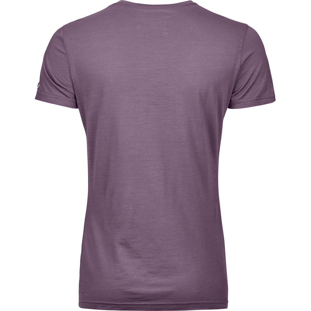 Ortovox 150 Cool Brand Ts Damen wild berry Merinoshirt Produktbild 1