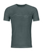 Ortovox 150 Cool Mountain Ts Herren dark arctic grey Merinoshirt Produktbild 0