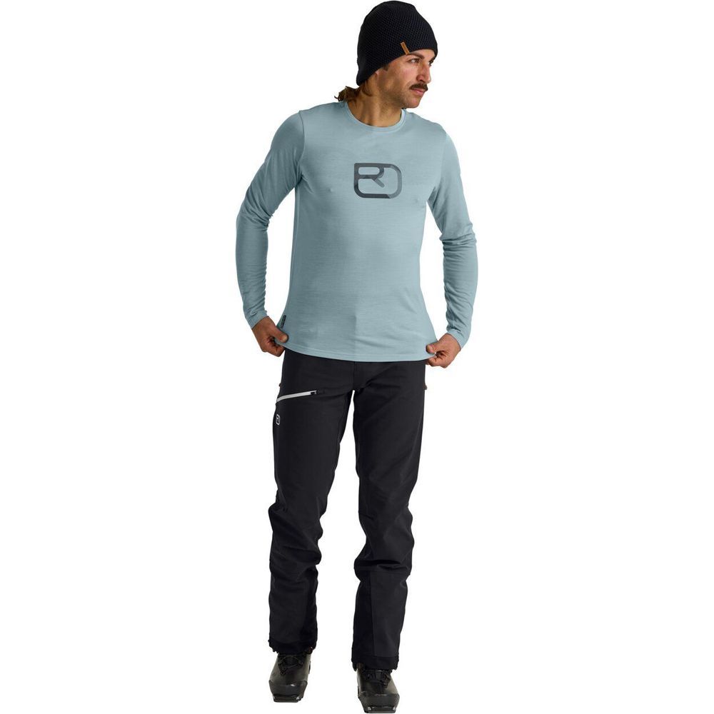Ortovox 150 Cool Mtn Silhouette Ls M Herren blue note Merinoshirt Produktbild 2