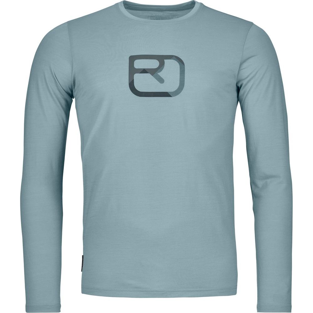 Ortovox 150 Cool Mtn Silhouette Ls M Herren glacier grey Merinoshirt Produktbild 0