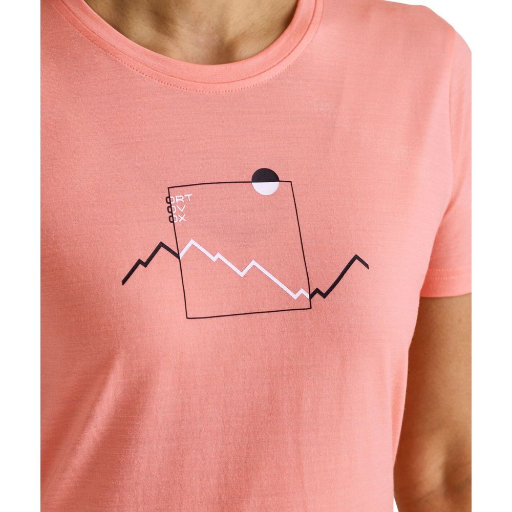 Ortovox 150 Cool Peak Focus Ts W Damen blossom Merinoshirt Produktbild 4