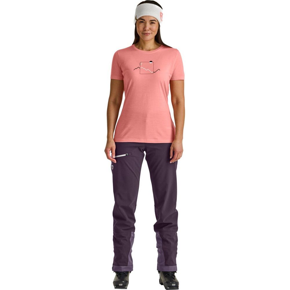 Ortovox 150 Cool Peak Focus Ts W Damen wild berry Merinoshirt Produktbild 2