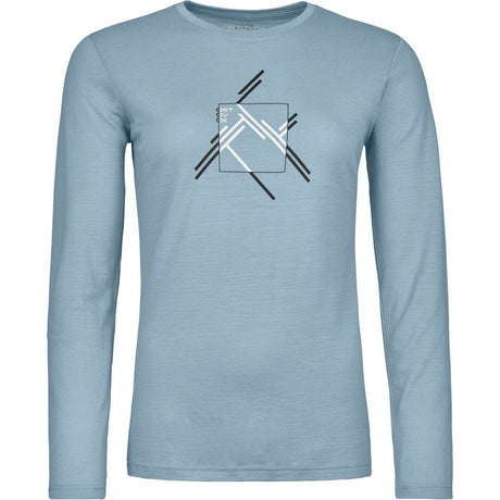 Ortovox 185 Merino Mtn Cutout Ls W Damen glacier grey Merinoshirt Produktbild 0