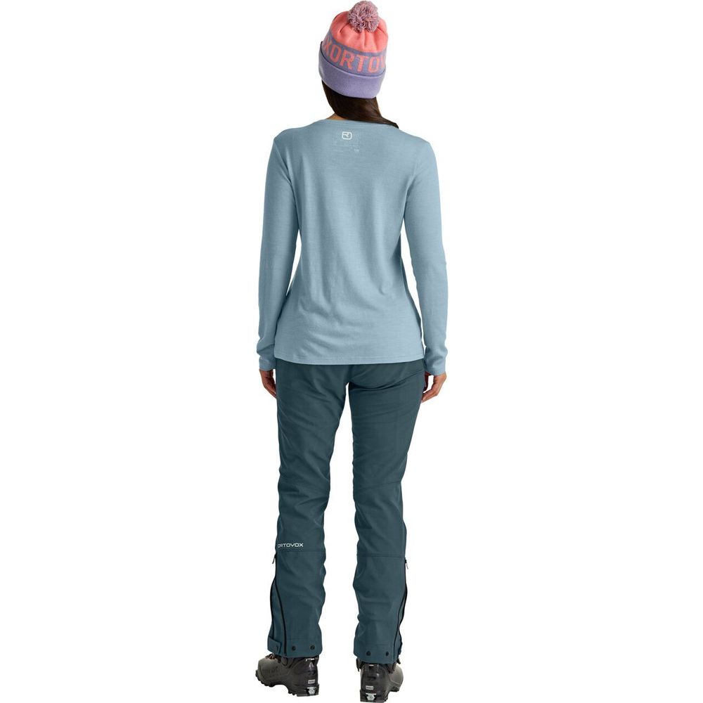 Ortovox 185 Merino Mtn Cutout Ls W Damen glacier grey Merinoshirt Produktbild 3