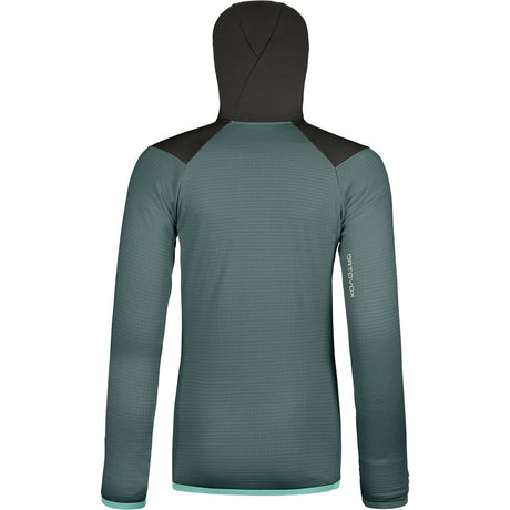Ortovox Fleece Grid Hoody Damen dark arctic grey Midlayer Produktbild 1