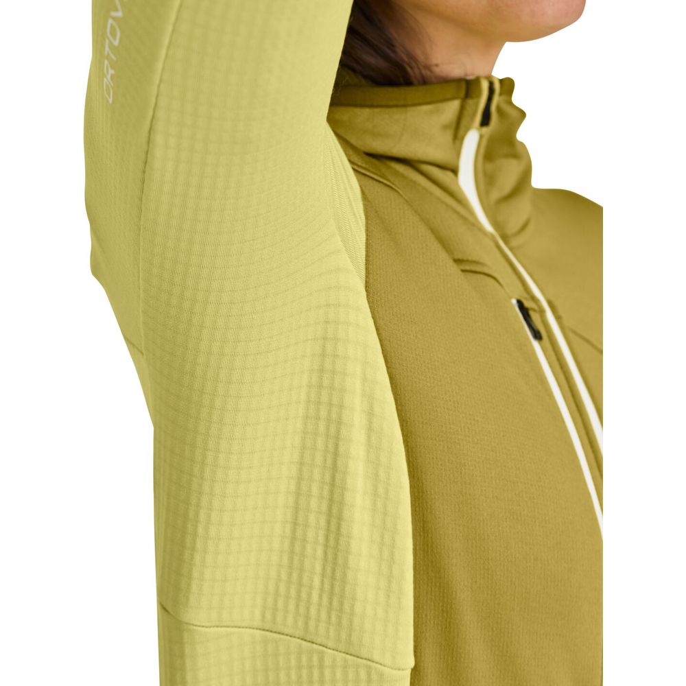 Ortovox Fleece Grid Hoody Damen mountain rose Midlayer Produktbild 4