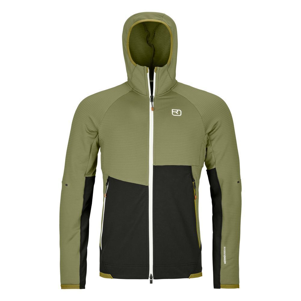 Ortovox Fleece Rib Hoody M Herren wild herbs Midlayer Produktbild 0