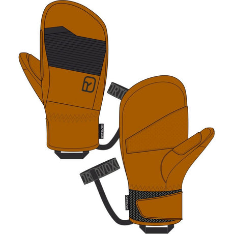 Ortovox Full Leather Mitten M Herren bristle brown Handschuh Produktbild 0