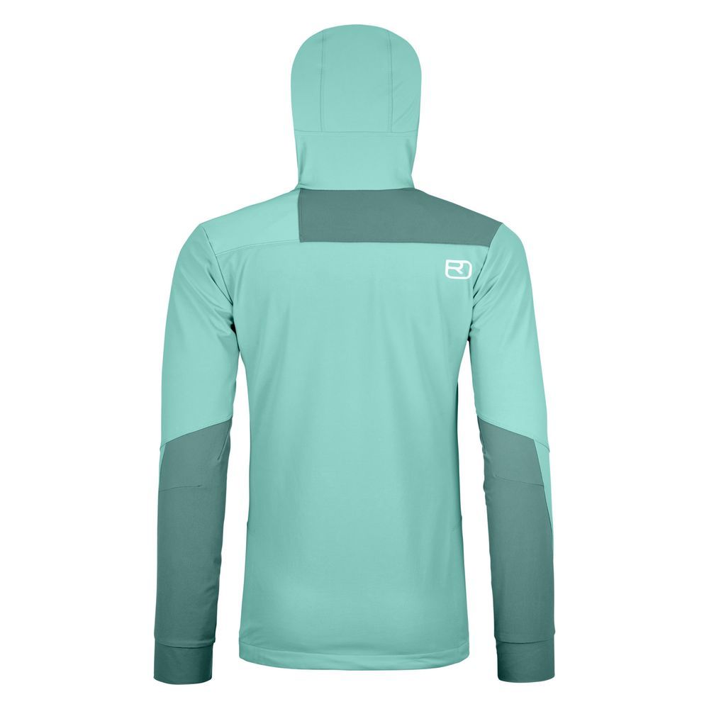 Ortovox Pala Hooded Jacket W Damen aquatic ice Softshelljacke Produktbild 1