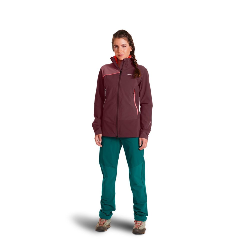 Ortovox Pala Hooded Jacket W Damen aquatic ice Softshelljacke Produktbild 2