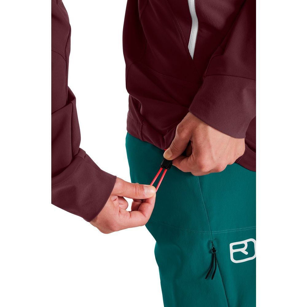 Ortovox Pala Hooded Jacket W Damen aquatic ice Softshelljacke Produktbild 5