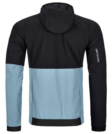 Ortovox Punta Berrino Hooded Jacket M Herren black raven Softshelljacke Produktbild 1