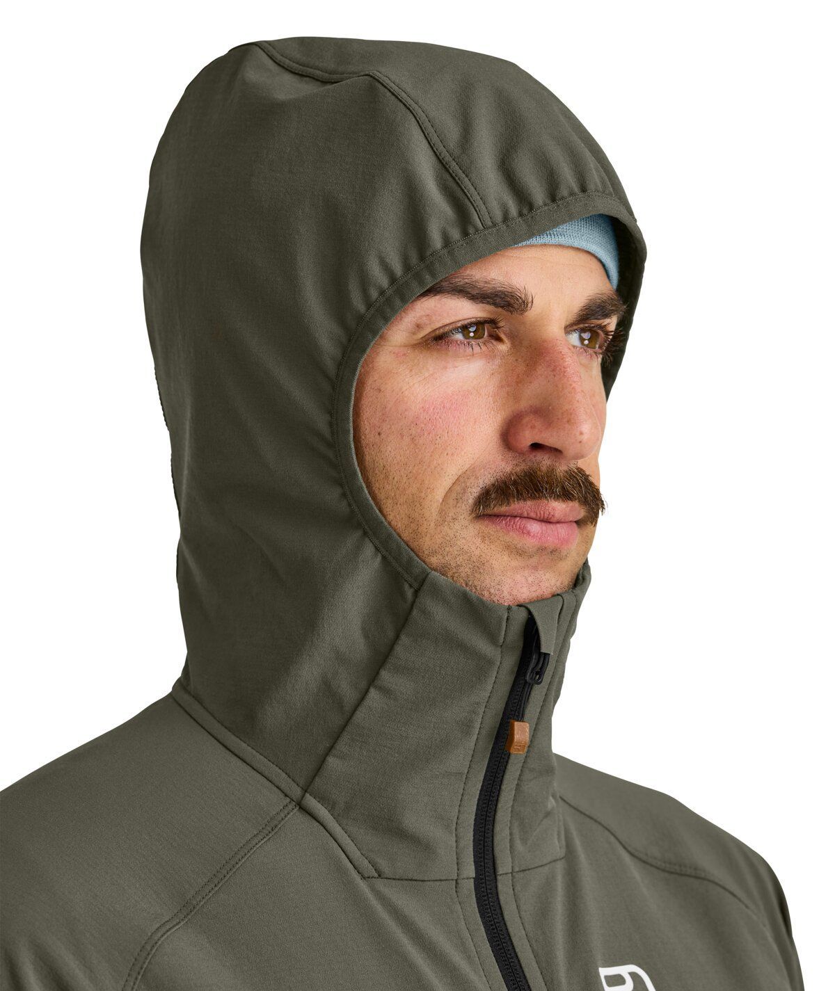 Ortovox Punta Berrino Hooded Jacket M Herren black raven Softshelljacke Produktbild 4