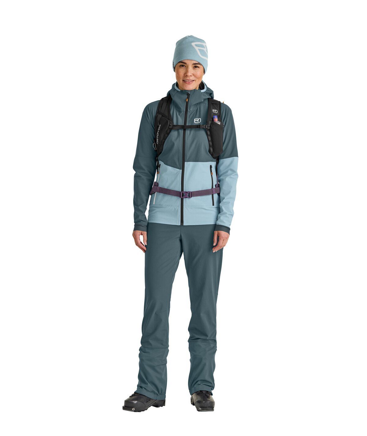 Ortovox Punta Berrino Hooded Jacket W Damen dark arctic grey Softshelljacke Produktbild 2