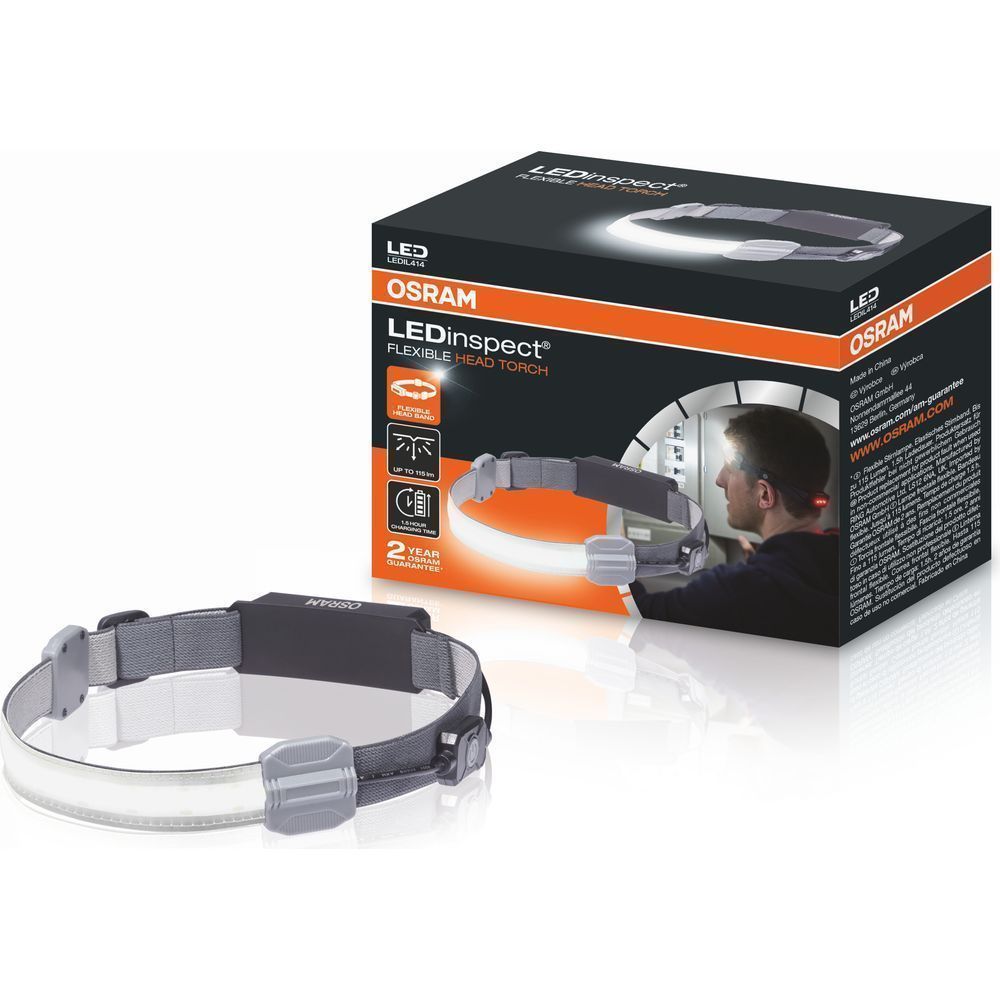 Osram LEDinspect® Flexible Head Torch Stirnlampe Produktbild 1