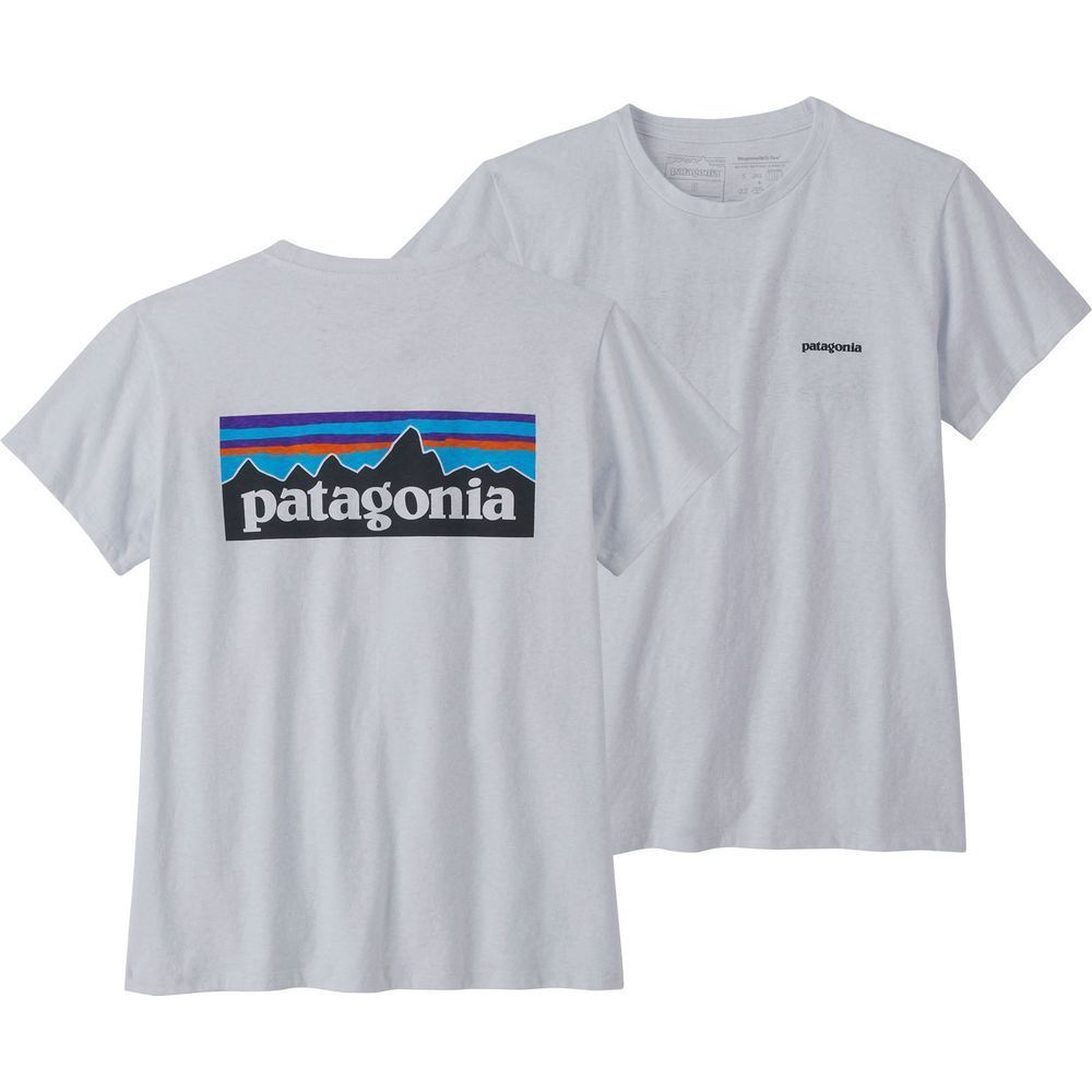 Patagonia Damen P-6 Logo Responsibili-tee white Produktbild 0