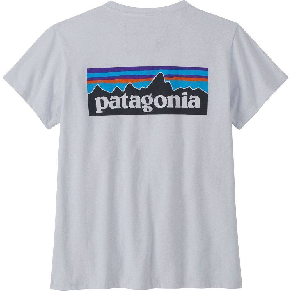 Patagonia Damen P-6 Logo Responsibili-tee white Produktbild 1
