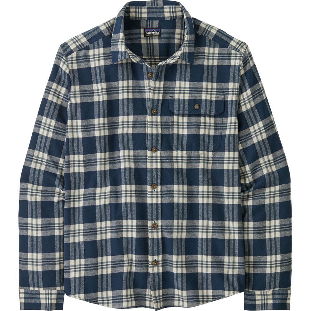 Patagonia Herren L/s LW Fjord Flannel Shirt base camp: new navy Produktbild 0
