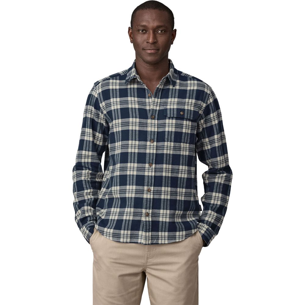 Patagonia Herren L/s LW Fjord Flannel Shirt base camp: new navy Produktbild 1