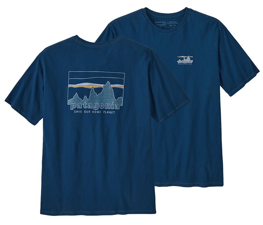 Patagonia M´s 73 Skyline Organic Herren T-Shirt lagom blue Produktbild 0