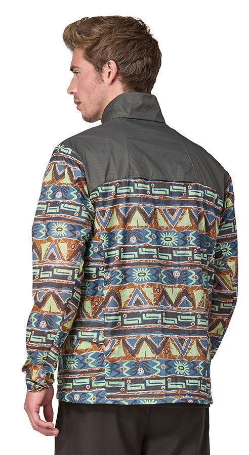 Patagonia M´s Houdini Stash 1/2 Zip Herren Pullover/Windjacke high hopes geo: forge grey Produktbild 2