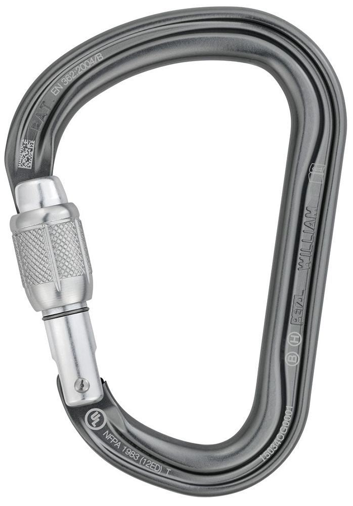 Petzl William Screw-Lock Karabiner Produktbild 1