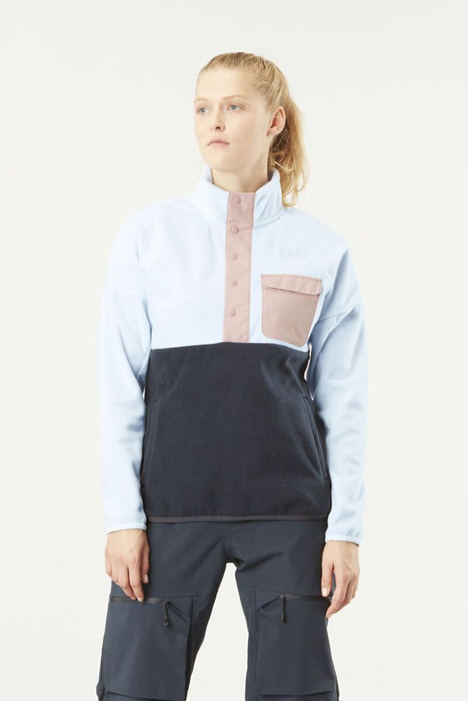 Picture Arcca 1/4 Damen Fleecepullover ice melt-dark blue Produktbild 2